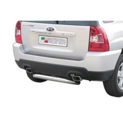 PROTECTION PARE CHOC ARRIERE INOX Ø 76 KIA SPORTAGE 2009- - accessoires 4X4 MISUTONIDA