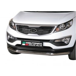 TUBE AVANT LARGE BAR INOX 63 KIA SPORTAGE 2010- - accessoires 4X4 MISUTONIDA