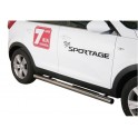 TUBES MARCHE PIEDS INOX 76 KIA SPORTAGE 2010- - accessoires 4X4 MISUTONIDA