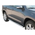 TUBES MARCHE PIEDS OVALE INOX DESIGN KIA SPORTAGE 2008- accessoire 4X4 MARINA