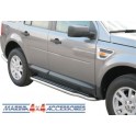 MARCHE-PIEDS INOX Ø50 INOX LANDROVER FREELANDER 2 2008- accessoire 4X4 MARINA