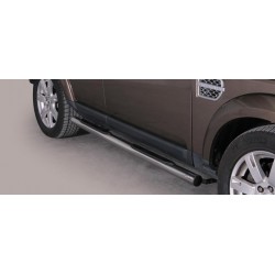 TUBES MARCHE PIEDS INOX 76 LAND ROVER DISCOVERY 4 2012- CE accessoires 4X4 MISUTONIDA