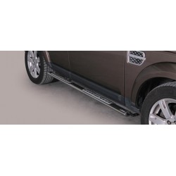 TUBES MARCHE PIEDS OVALE INOX DESIGN LAND ROVER DISCOVERY 4 2012- CE accessoires 4X4 MISUTONIDA