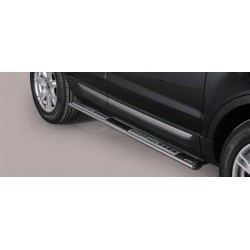 TUBES MARCHE PIEDS OVALE INOX DESIGN RANGE ROVER EVOQUE 2012- accessoires 4X4 MISUTONIDA