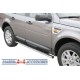 TUBES MARCHE PIEDS OVALE INOX Ø 76 LANDROVER FREELANDER 2 2008- accessoire 4X4 MARINA