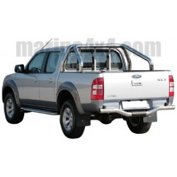 PARE CHOC ARRIERE INOX Ø 76 MAZDA BT50 2007- accessoire 4X4 MARINA