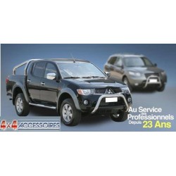 PROTECTION FEUX ARRIERE INOX SUR AILE MAZDA B2500 1999- 2006