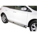 TUBES MARCHE PIEDS OVALE INOX DESIGN MAZDA CX7 2010- - accessoires 4X4 MISUTONIDA