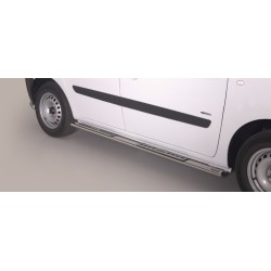 TUBES MARCHE PIEDS OVALE INOX DESIGN MERCEDES CITAN 2012- - accessoires 4x4 MISUTONIDA