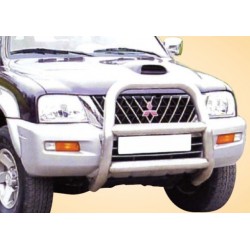 BIG BAR MONOBLOC INOX Ø 76 MITSUBISHI L200 ( 115ch ) 2002- 2006