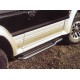 Marche pieds INOX Ø50 MITSUBISHI PAJERO 3 PORTES 2.5L1991- 1996 accessoire 4X4 MARINA