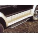 Marche pieds INOX Ø50 MITSUBISHI PAJERO 3 PORTES 2.8L 1996- 2004 accessoire 4X4 MARINA