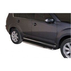 MARCHE-PIEDS INOX Ø50 MITSUBISHI OUTLANDER 2010- - accessoires 4X4 MISUTONIDA