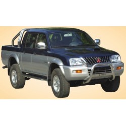 MEDIUM BAR INOX 63.5 MITSUBISHI L200 1997- 2001 (100ch) - accessoires 4X4 MISUTONIDA