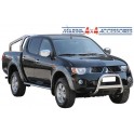 MEDIUM BAR INOX Ø 63 MITSUBISHI L200 2006- CE - accessoires 4X4 MISUTONIDA