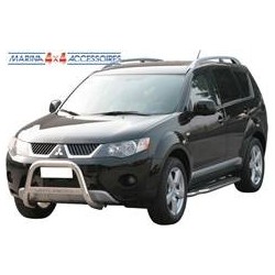 MEDIUM BAR INOX Ø 63 MITSUBISHI OUTLANDER 2007- CE accessoires 4X4 - accessoire