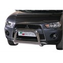 MEDIUM BAR INOX Ø 63 MITSUBISHI OUTLANDER 2010- CE - accessoires 4X4 MISUTONIDA