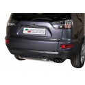 PARE CHOC ARRIERE INOX Ø 76 MITSUBISHI OUTLANDER 2010- - accessoires 4X4 MISUTONIDA