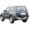 PARE CHOC ARRIERE INOX Ø 76 MITSUBISHI PAJERO DID 2007- 