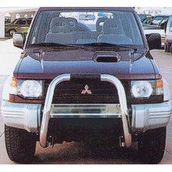 RAMM BIG BAR INOX Ø 76 MITSUBISHI PAJERO 1991+ 2.8TD+3.5