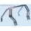 ROLL BAR INOX TRIPLE TUBES 76 MITSUBISHI L200 - 1997 DOUBLE CAB type K34