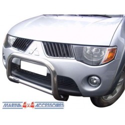 SMALL BAR INOX Ø 63 MITSUBISHI L200 2006- CEE - accessoires 4X4 MISUTONIDA