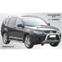 SUPER BAR INOX Ø 76 MITSUBISHI OUTLANDER 2007- CE - accessoires 4X4 MISUTONIDA