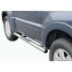 TUBES MARCHE PIEDS INOX Ø 76 MITSUBISHI PAJERO DID 2007- 5 PORTES accessoire 4X4 MARINA