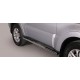 TUBES MARCHE PIEDS OVALE INOX DESIGN MITSUBISHI PAJERO 3P 2012- - accessoires 4X4 MISUTONIDA