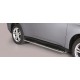 TUBES MARCHE PIEDS OVALE INOX MITSUBISHI OUTLANDER 2013- accessoires 4x4 MISUTONIDA