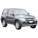 TUBES MARCHE PIEDS OVALE INOX Ø 76 MITSUBISHI PAJERO DID 2007- 3P accessoire 4X4 MARINA