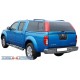 HARD TOP ACIER NISSAN NAVARA D40 2005- NOIR (GNO) DOUBLE CAB VITRE AV NON COULISSANTE - accessoires 4X4 marin