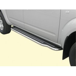 Marche pieds INOX Ø50 NISSAN NAVARA 2005- DOUBLE CAB