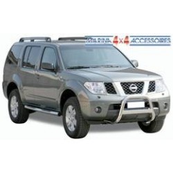 MEDIUM BAR INOX 63 NISSAN PATHFINDER 2005- CE - accessoires 4X4 MISUTONIDA