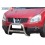 MEDIUM BAR INOX Ø 63 NISSAN QASHQAI - 02/2007- CE - accessoires 4X4 MISUTONIDA