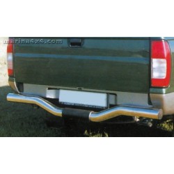 PARE CHOC ARRIERE INOX Ø 76 NISSAN NAVARA 1998- 2002