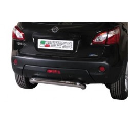 PARE CHOC ARRIERE INOX Ø 76 NISSAN QASHQAI 2010- CE - accessoires 4X4 MISUTONIDA