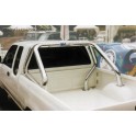 ROLL BAR INOX DOUBLE TUBES Ø 76 NISSAN KING CAB 1998- 2005 SIMPLE CAB