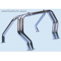 ROLL BAR INOX TRIPLE TUBES Ø 76 NISSAN NAVARRA XTRA CAB 1998- 2005