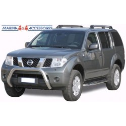 SUPER BAR INOX Ø 76 NISSAN PATHFINDER 2005- CE - accessoires 4X4 MISUTONIDA