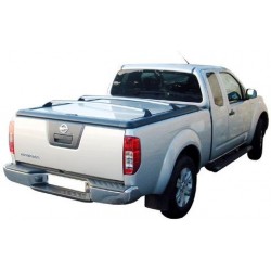 TONNEAU COVER ALU NISSAN NAVARA DOUBLE CAB C-CHANEL 2005- - accessoires 4x4