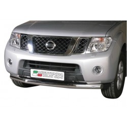 TUBE PROTECTION AVANT INOX 76 NISSAN NAVARA D40 2010- - accessoires 4X4 MISUTONIDA