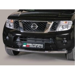 TUBE PROTECTION AVANT INOX 76 NISSAN PATHFINDER 2011- - accessoires 4X4 MISUTONIDA