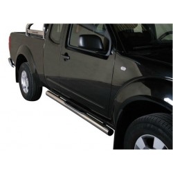 TUBES MARCHE PIEDS INOX 76 NISSAN NAVARA D40 2010- - accessoires 4X4 MISUTONIDA