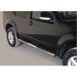 TUBES MARCHE PIEDS INOX 76 NISSAN PATHFINDER 2011- - accessoires 4X4 MISUTONIDA