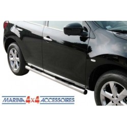 TUBES MARCHE PIEDS INOX Ø 76 NISSAN MURANO 2008- - accessoires 4X4 MISUTONIDA