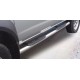 TUBES MARCHE PIEDS INOX Ø 76 NISSAN NAVARA DOUBLE CAB 2002- 2005