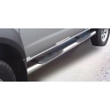 TUBES MARCHE PIEDS INOX Ø 76 NISSAN NAVARA DOUBLE CAB 2002- 2005