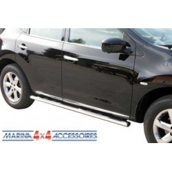 TUBES MARCHE PIEDS OVALE INOX Ø 76 NISSAN MURANO 2008- - accessoires 4X4 MISUTONIDA