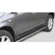 TUBES MARCHE PIEDS OVALE INOX Ø 76 NISSAN MURANO AVANT 2008 accessoire 4X4 MARINA